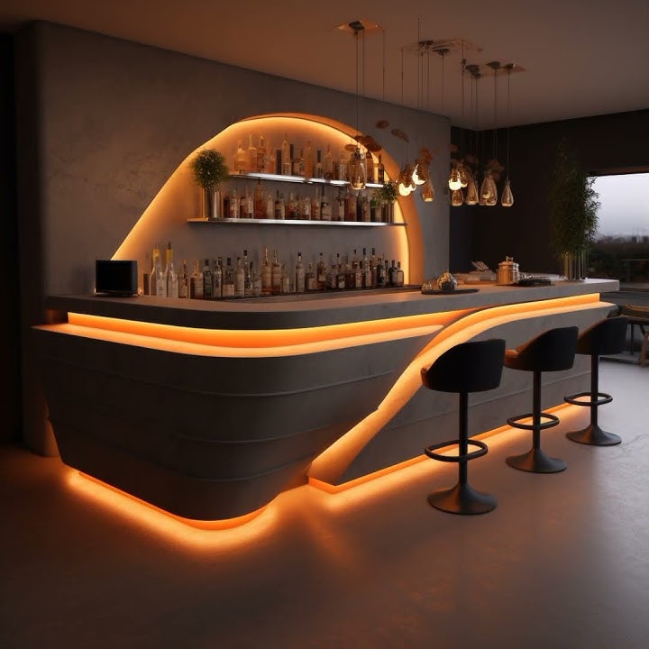 Modern bar counters