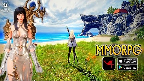 V4 MMORPG English Android & Ios global release / V4 mmorpg Max settings Gameplay