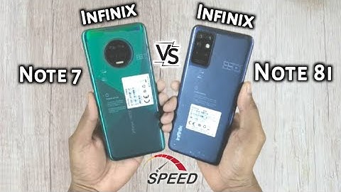 Infinix Note 8i VS Infinix Note 7 | Comparison and Speed Test | G80 vs G70 |