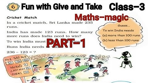 Fun With Give and Take Class 3 Maths-magic Chapter-6 (Part-1) @NCERTTHEMIND