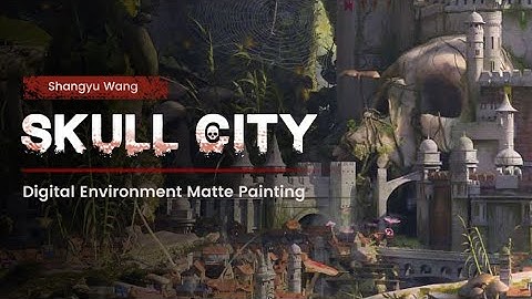 【68% OFF Sale!】Digital Environment Matte Painting Skull City