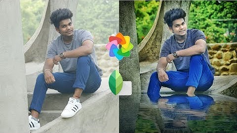 New Snapseed & ToolWiz editing tutorial.||Water reflection+High Contrast+HDR+Cb Edits.2017