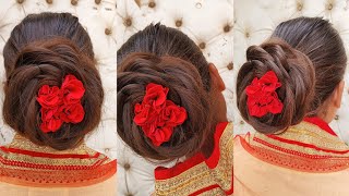 bun hairstyle bun hairstyle with donut bun hairstyle for saree