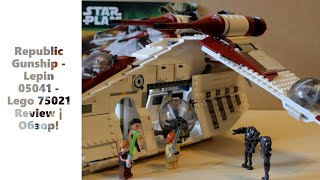 Republic Gunship  Lepin 05041 (Lego 75021) Review | Обзор!