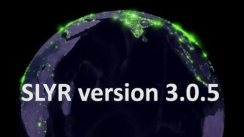 SLYR version 3.0.5 | burdGIS