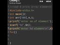 Array #coding#css #cprogrammingcode#c++ #codeadventure #cod#codeprep#codinglife#programminglanguage