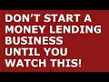 How to Start a Money Lending Business | Free Money Lending Business Plan Template Included
