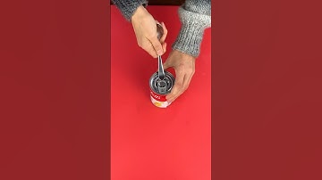 Easily open soup cans 🥫 #hacks #hack #cookinghack #kitchenhack