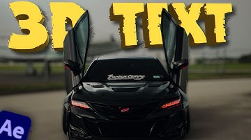 Perfect 3D Text Tracking in After Effects (No Plugins!)