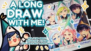 a VERY LONG Draw With Me! | Witch Hat Atelier~🪄✒️