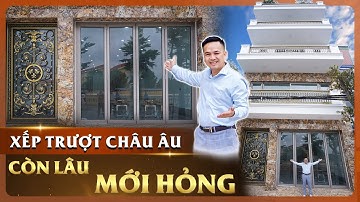 CỬA NHÔM MAXPRO | HỆ XẾP TRƯỢT 4 CÁNH VỀ MỘT VẾ | CỬA NHÔM TOPVIS
