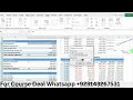 Excel Module 8 SAM End of Module Project 1 || NP_EX19_EOM8-1 || Four Winds Energy
