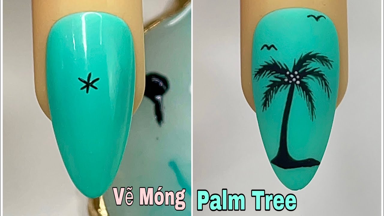 6. Palm Tree Nail Art Ideas - wide 1