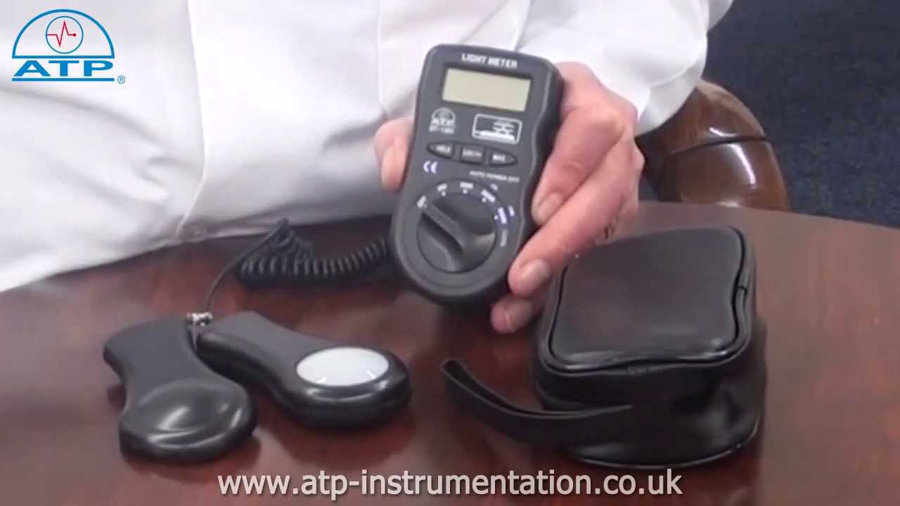 50,000 Lux / FootCandles Light Meter ATP Instrumentation YouTube