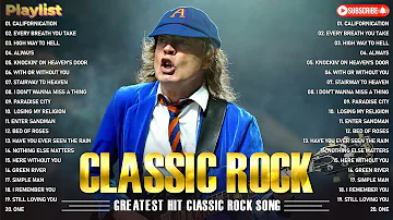 Guns N' Roses, Bon Jovi, Metallica, ACDC, U2, Queen, Aerosmith 🔥Classic Rock 70s 80s 90s Full Albums