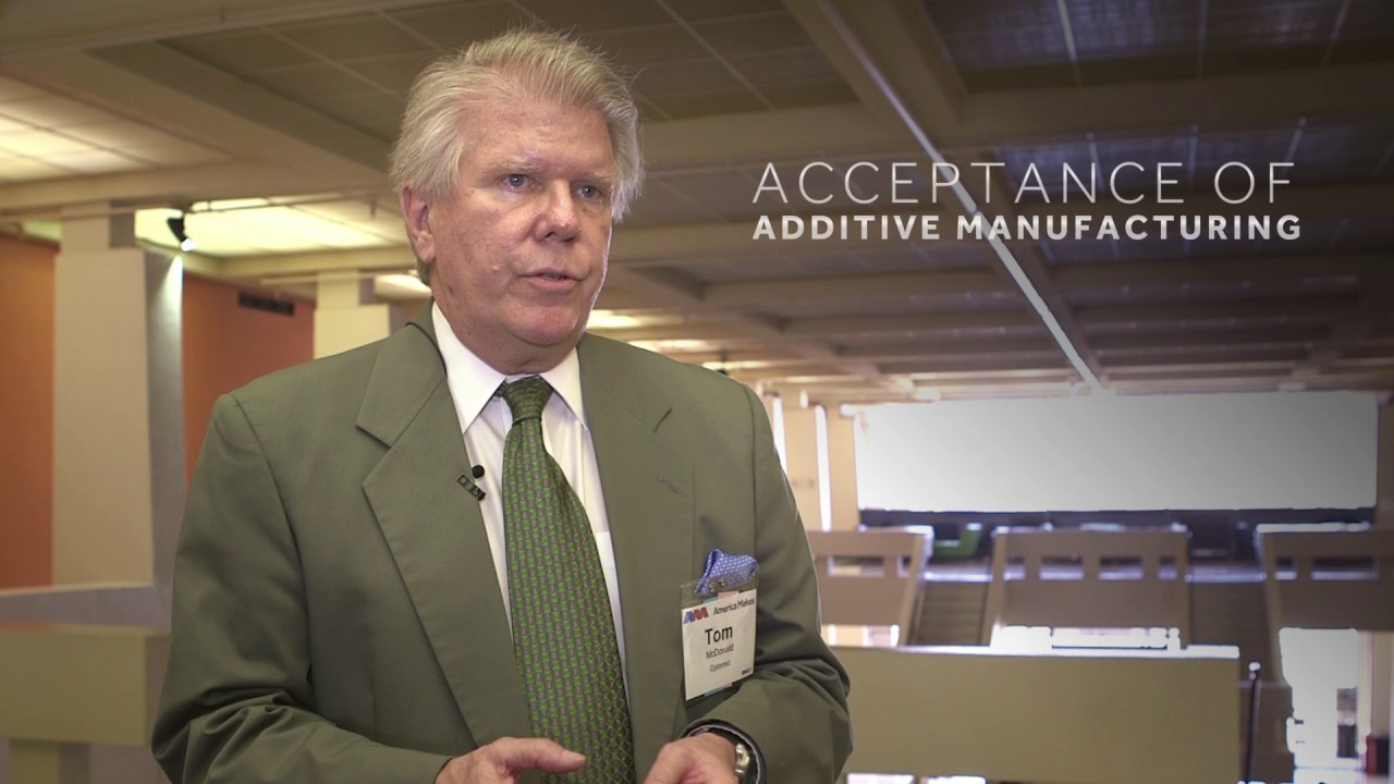 3d printing pen America Makes Milestone, Tom McDonald
