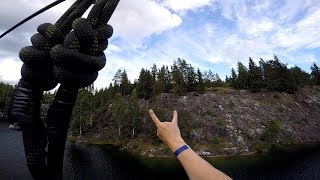 Zipline в горном парке Рускеала / GoPro Quik