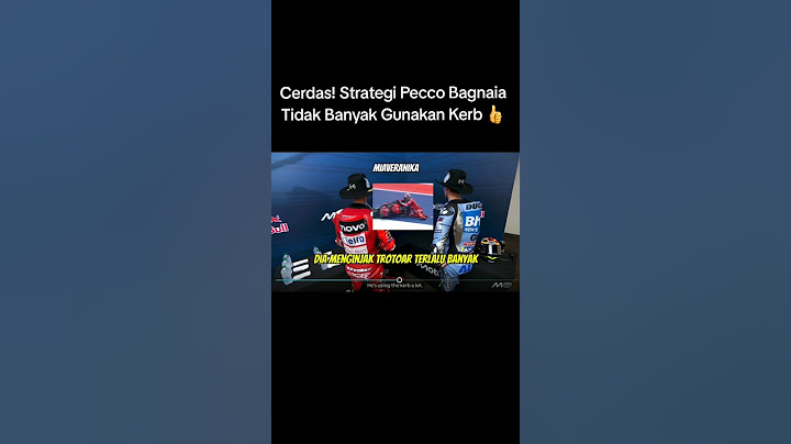 Cerdas! Strategi Pecco Bagnaia Tidak Banyak Gunakan Kerb 👍 #marcmarquez #motogp