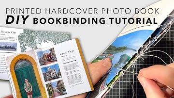 Printed Hardcover DIY Photo Book | Bookbinding Tutorial