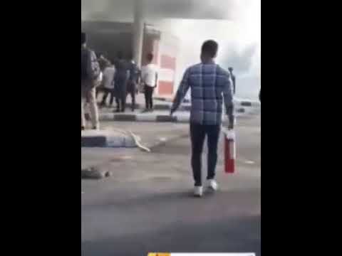 آتش‌سوزی در پایانه اتوبوسرانی مشهد