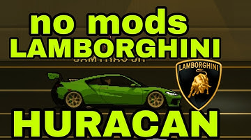 Lamborghini Huracan no mods | Pixel car racer |