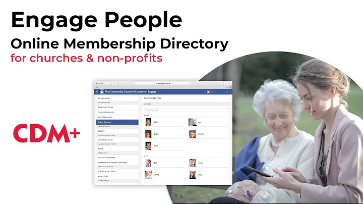 Online Membership Directory Software for Churches and Non-Profits | CDM+ Engage People