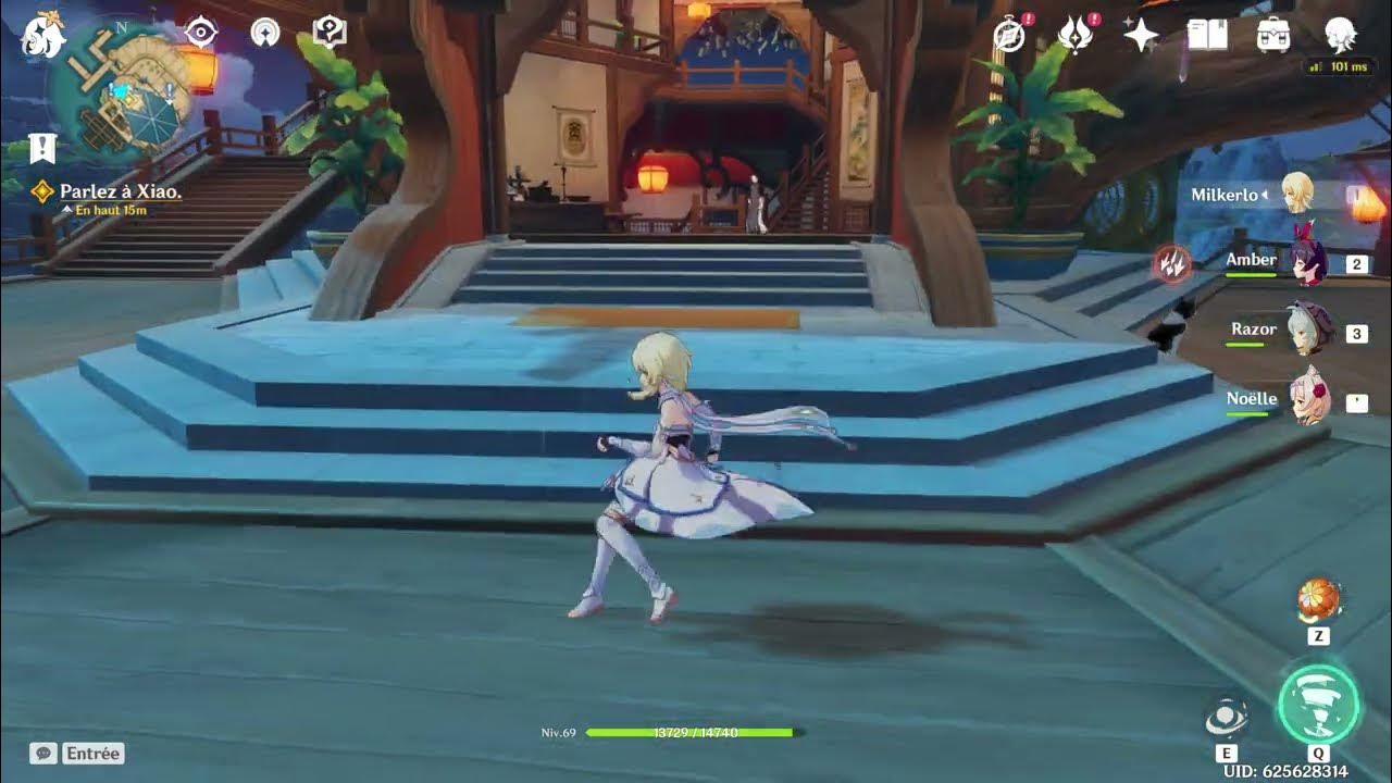 Genshin Impact Quête quotidienne Un lointain visiteur I YouTube