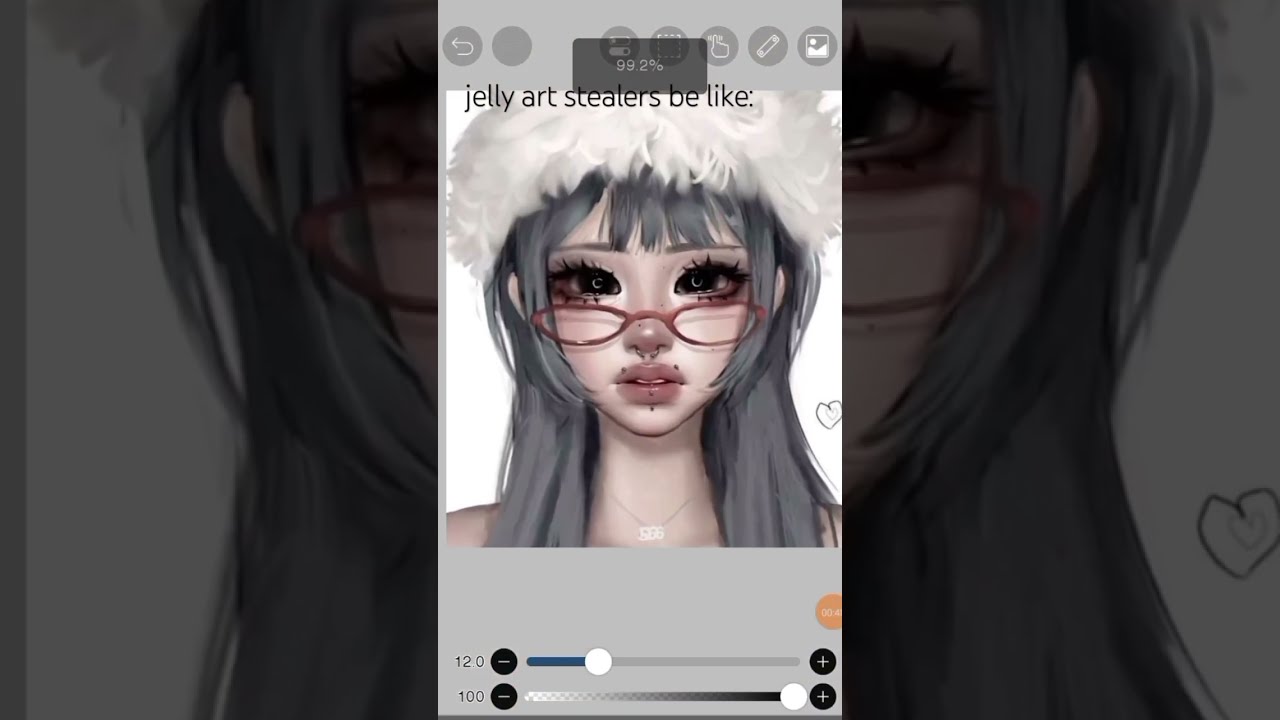 Jelly Art Stealers Be Like Ibispaintx Digitalart Ibispaint Drawing Jellyart