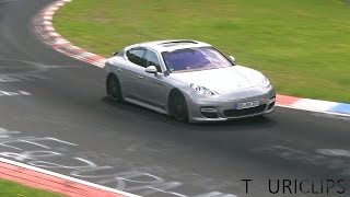 What is this roaring V8-powered Panamera testing at the Nürburgring?