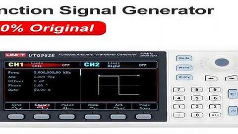 UNI-T UTG932E UTG962E Function Signal Generator 30Mhz 60Mhz Dual Channel Frequency Sine Wave Arbitra