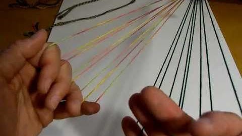 part 1 of the 8-loop Spiral Braid right handed: spiral loop 