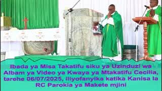 Mt.CECILIA KIHESA IRINGA WAKIONGOZA MISA TAKATIFU PAROKIANI MAKETE 
