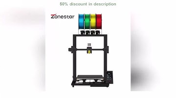 Latest Products You Must Know! ZONESTAR New Upgrade 4 Extruder 4-IN-1-OUT Mix Color Large Size H