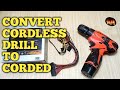 Convert cordless drill to corded tagalog tutorial diy