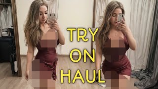 4K TRANSPARENT FISHNET OUTFITS | TRY ON HAUL | THICKY TATIANA