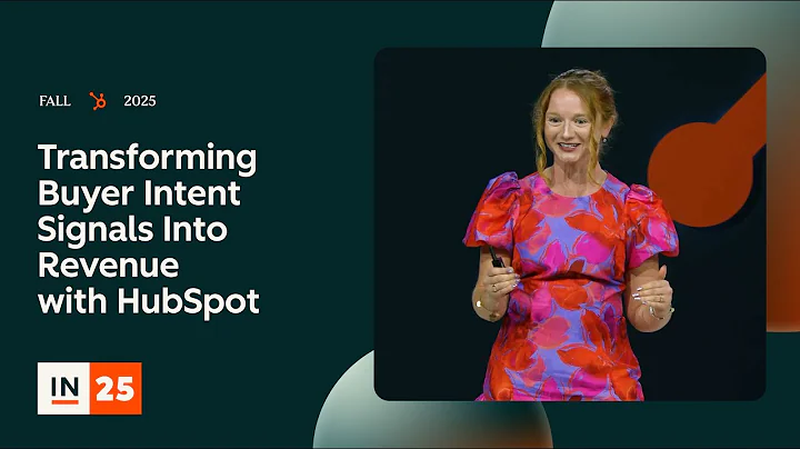 Transforming Buyer Intent Signals Into Revenue With HubSpot | INBOUND 2025