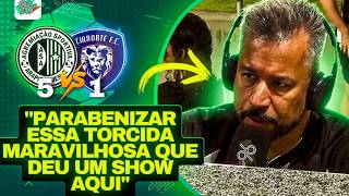 ROGÉRIO SIQUEIRA FALA COM O TIMAÇO DA 96 FM APÓS GOLEADA DO ASA SOBRE O CIANORTE