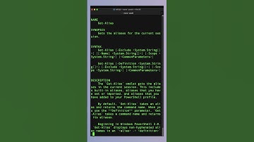 See All PowerShell Aliases in Seconds!