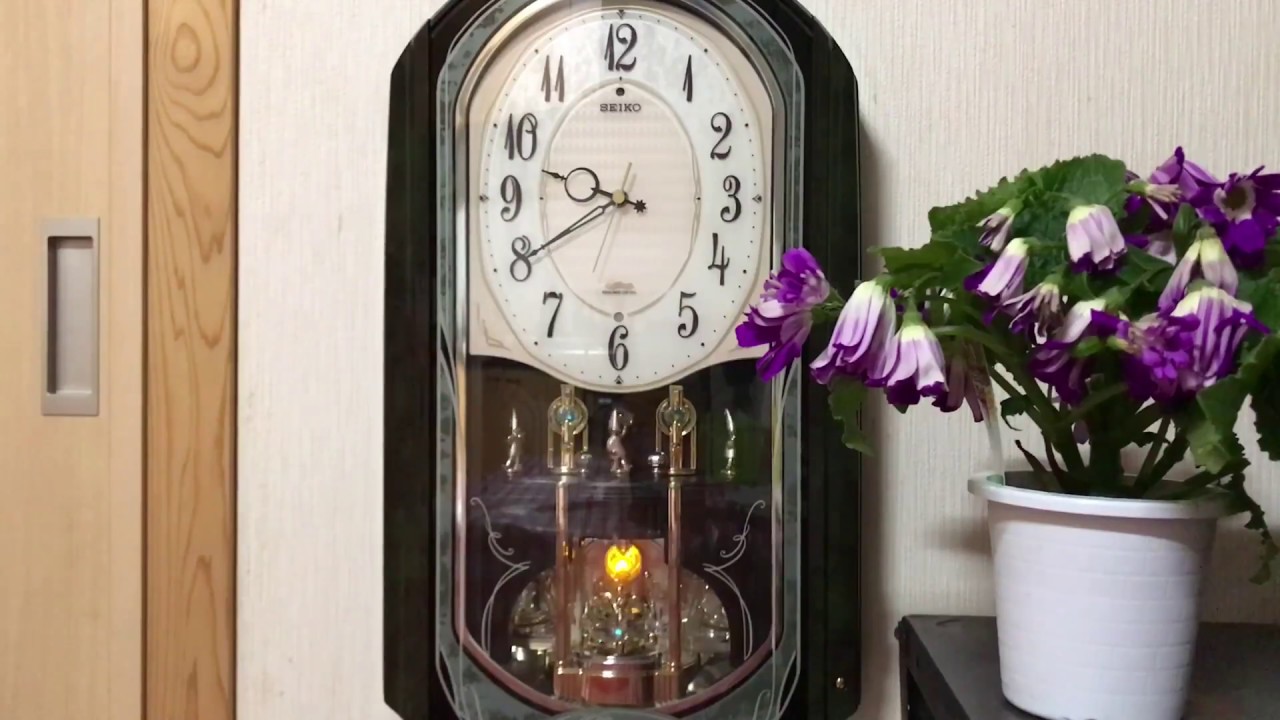 SEIKO/セイコーBY224H 電波置時計　メロディ 回転飾り SEIKO/セイコーBY224H 電波置時計 メロディ 回転飾り SEIKO