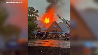 Flames tear through NJ IHOP