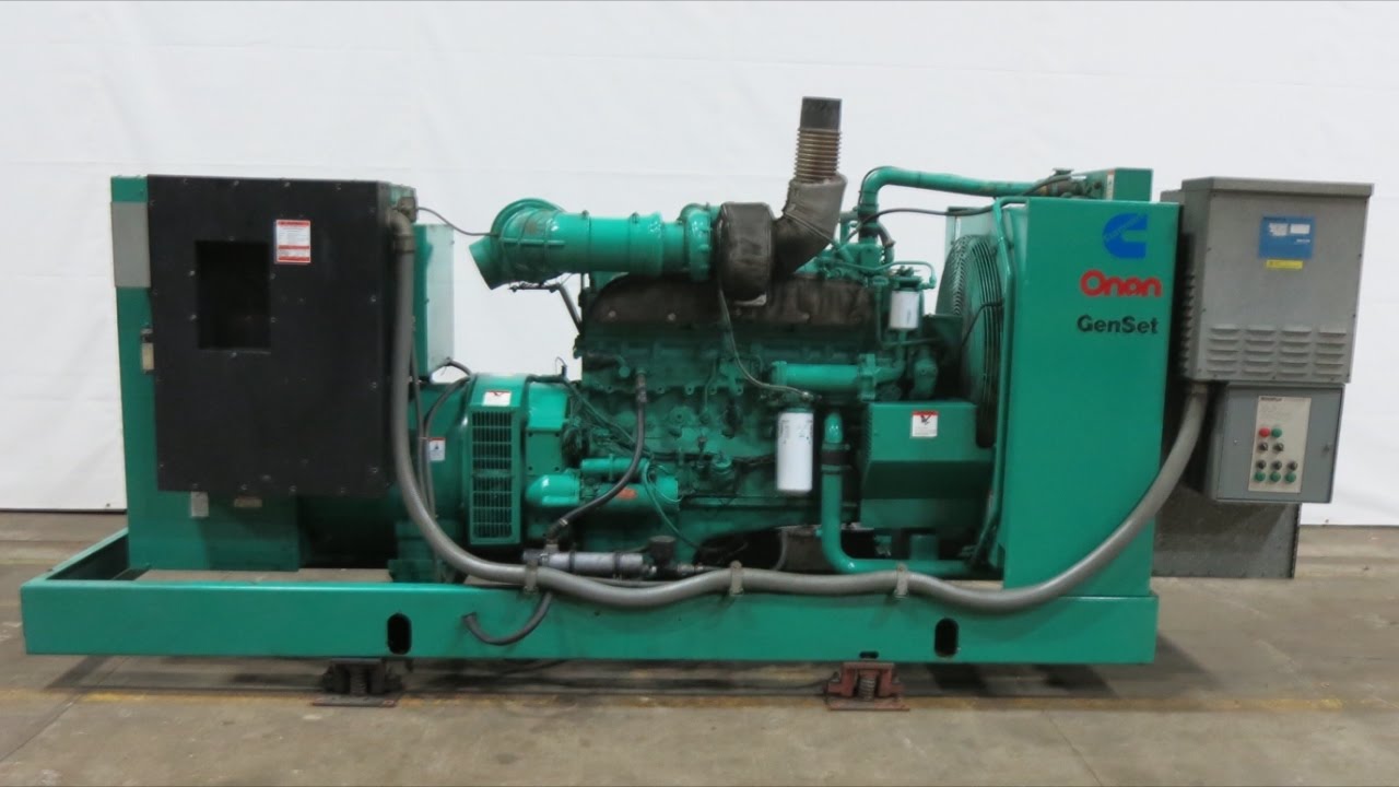 Cummins 275 kW diesel generator, NT855G6 engine, 422 Hrs CSDG 2102