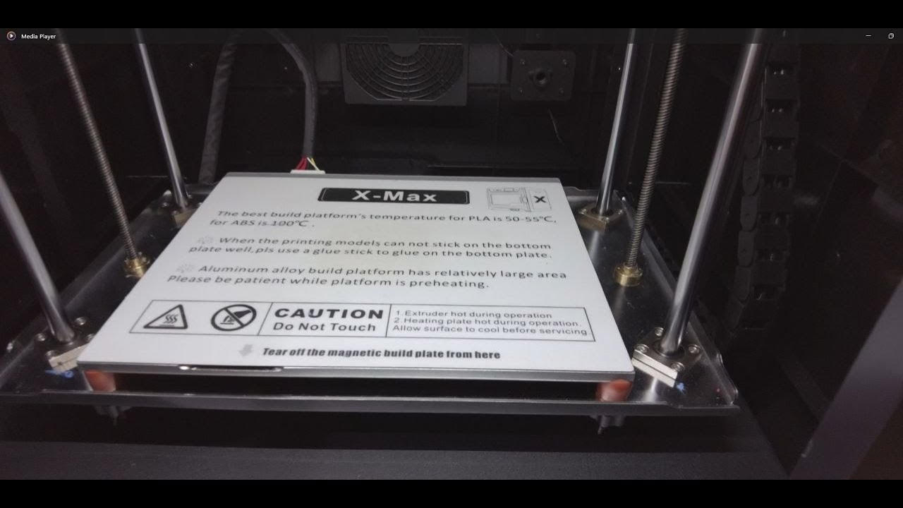 Qidi Xmax Print bed wobble causing layer shifting yet easy fix - YouTube