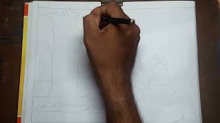 Village Path I Drawing For Beginners Kids