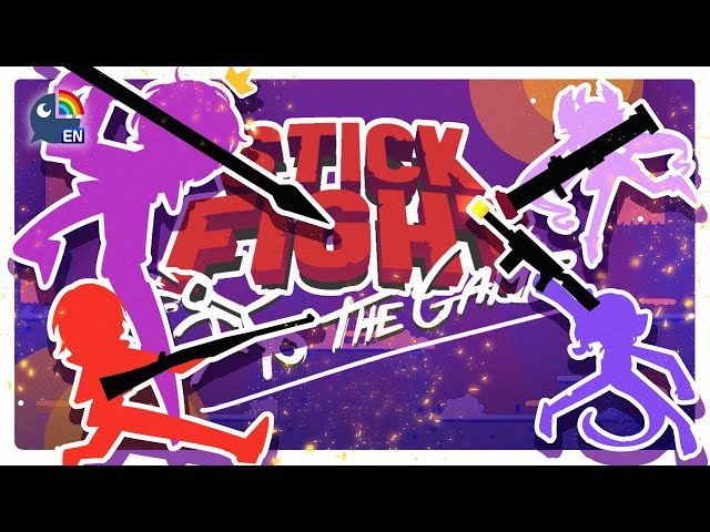 【Stick Fight: The Game】old-school battle royale, let's go【NIJISANJI EN | Uki Violeta】のサムネイル