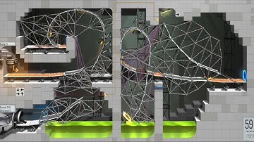 Bridge Constructor Portal - Level 59