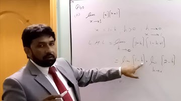 Calculus by S.M. Yousuf Exercise 1.2 Q.40  part(ii) Lecture by Prof. Azhar Hussain (In Urdu/Hindi)