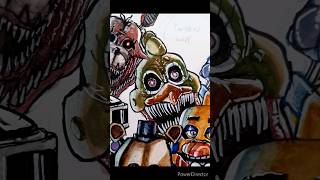 Drawing Twisted Chica From Fnaf Five Nights At Freddys Fanart