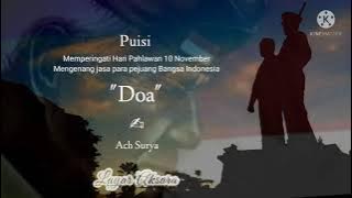 puisi hari pahlawan 10 november | doa