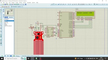 Water Level Sensor Interface with 8051 in Proteus#shortvideo#arduino#shortsvideo #shortsviral#shorts