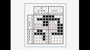 10 x 10 Nonogram Puzzles - How to Solve